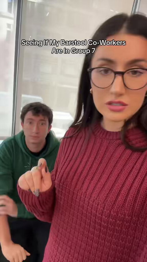 The ultimate test to see if Barstool employees are chronically online😂 