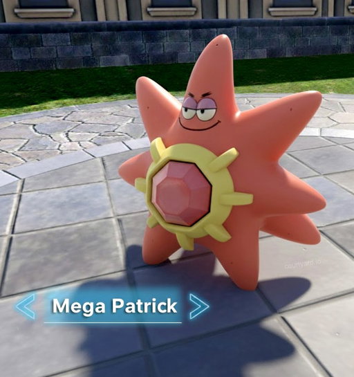 "Is this Lumiose City Gym?"

"No, this is Patrick." 