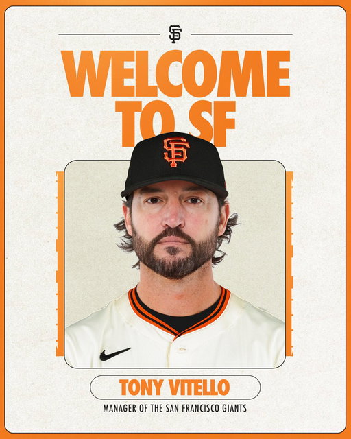 The #SFGiants announced today that they have named Tony Vitello the 40th field manager in club history. 