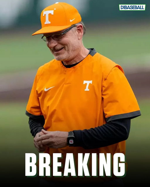 BREAKING: Tennessee announces pitching coach Frank Anderson has been named the interim head coach. 