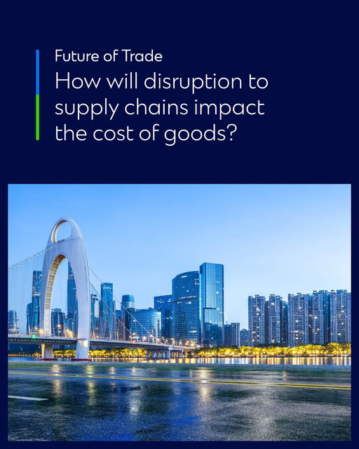 Corporates are looking to realign supply chains geographically in view of the global trade landscape, but this could come at a cost.

Our global survey of 1,200 corporate leaders reveals that they are concerned over rising costs. 

Swipe to find out how much they think overall cost of goods will go up in the next three to five years.

Learn more: https://t.co/oSYmnOeu19

#FutureofTrade #FoTResilience