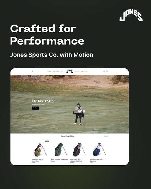 How do heritage-inspired brands bring craftsmanship online, without losing the feel of it?

Jones Sports Co. shows how it’s done using the Motion theme on Shopify. 👇 