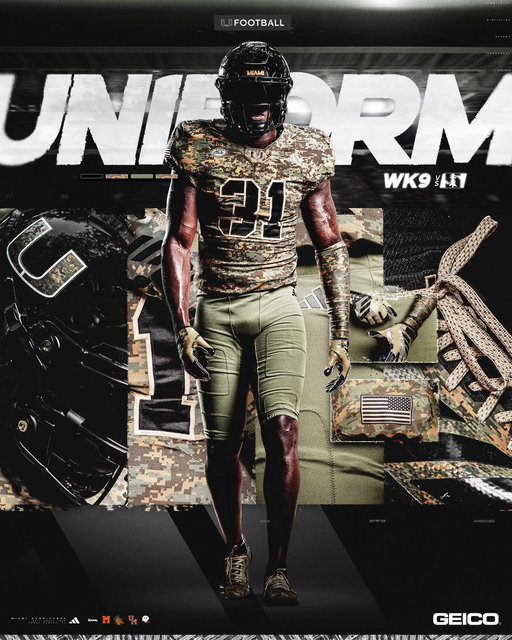 Camo mode: activated 🇺🇸🙌

@CanesFootball | @adidasFballUS 