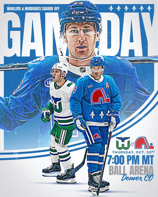 A classic matchup between two franchises hits the ice tonight at Ball Arena. 

Be there‼️ 