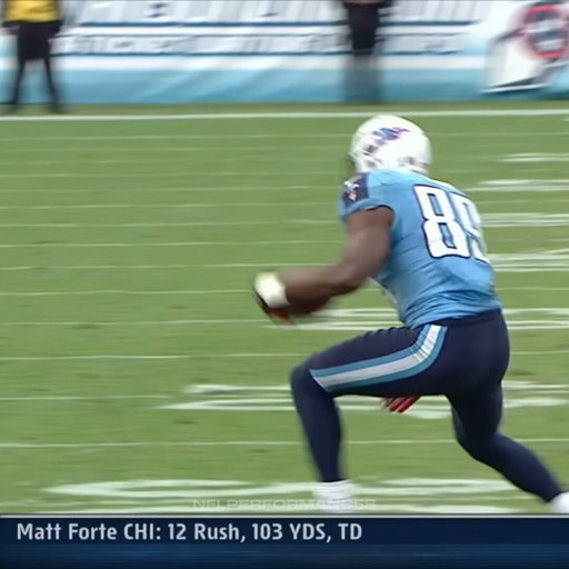 Charles Tillman 4 FF, 1 PD, 9 TKL vs TEN 2012 Week 9.

"The Peanut Punch Game" 