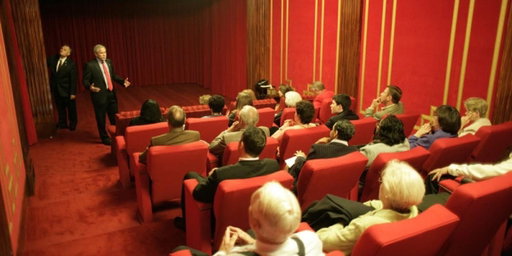 The White House screening room built in 1942 has been demolished. RIP 