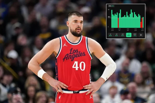 This Line Is Too Low👀

Ivica Zubac o26.5 Pts + Rebs + Ast (-125, DraftKings)

NBA Prop #2🏀

Zubac will remain a big part of this off-season, with Collins staggering minutes & Beal soaking up Powell's usage from last year.

Played 27 minutes last game despite the starters sitting most of the 4Q due to blowout.

Over in 60/76 with 28+ minutes, he has the upside for 33+.

Mark Williams is atrocious on defense & Ighadro's frame is much to slim to stop big Zu.

One of my biggest wagons from last year, glad to be backing this man again.

Research📊: @propsdotcash