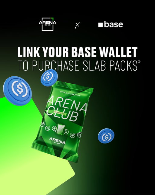 Arena Club is now LIVE on @base. Arena Club brings graded sports cards on-chain, so you can rip, collect, and trade instantly! 