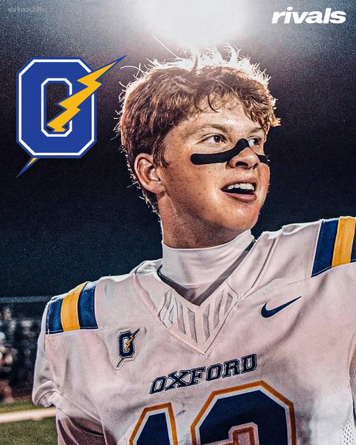 NEWS: Oxford (MS) QB Knox Kiffin set to make his first start tonight👀🔥

Knox is the son of Ole Miss head coach Lane Kiffin.

https://t.co/p8kd07JeRO 