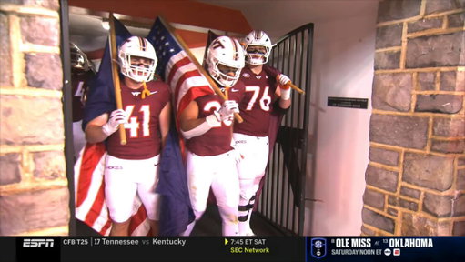 This is a 2-5 football team btw…

Can’t say they don’t care down in Blacksburg!  