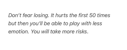 Sage advice from Elon: 