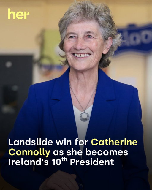That's our president 👏 Comhghairdeas, Catherine Connolly!⁠
⁠
Catherine Connolly has been declared the 10th President of Ireland after a landslide victory in the Irish Presidential Election.⁠ 