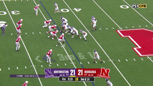 NEBRASKA WITH THE PICK 🔥@HuskerFootball 