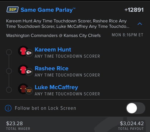 Fanduel NFL Monday Night 🏈

Tap 🔗 to tail! ⬇️
https://t.co/xgK3WJDkqg 