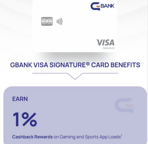 Want to start your week with 1% to 2% in cashback rewards? GBank has you covered.

Earning cashback rewards is easier than ever and all you need to do is sign up using this link: https://t.co/uMnaD2FjV1

Once you’re approved, you’ll receive a $50 cashback bonus after your account is verified. 💰