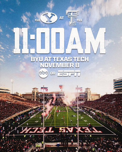 Game time set for BYU

📅 November 8
📺 ABC or ESPN 