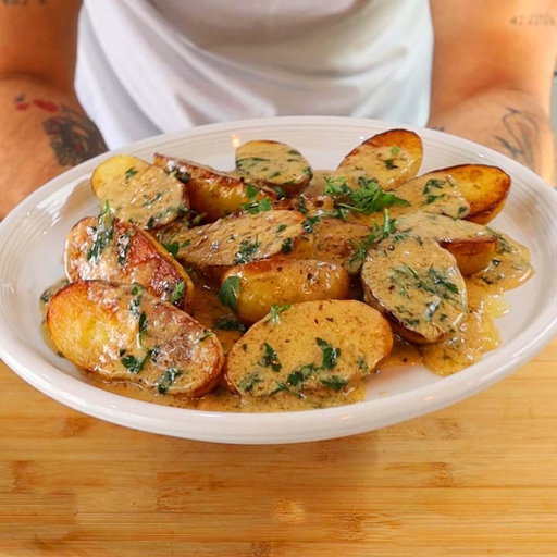 Champagne Potatoes 