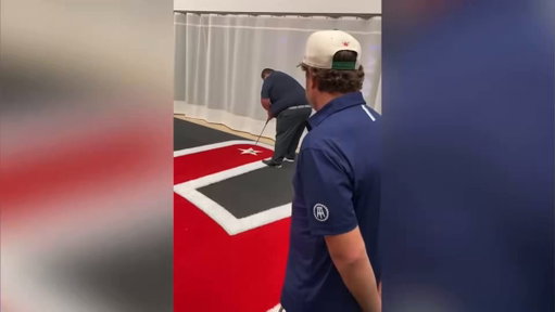 Awful news. No matter the event, people rallied around his positive attitude &amp; demeanor.

Immediately thought of this Mini Golf Ryder Cup moment where he got his redemption putt, and @FrankieBorrelli’s celebration. 

Guy lived each day with that positive attitude. Rest in peace. 