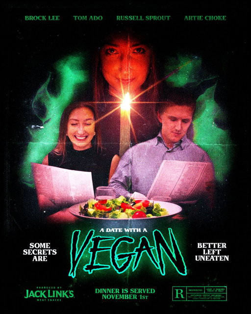 World Vegan Day just got more terrifying. ‘A Date with a Vegan’—coming to your feed November 1st. 