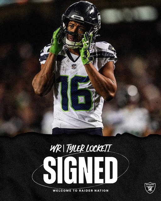 We are signing free agent WR Tyler Lockett.

ℹ️ https://t.co/vYklIZ9W01 