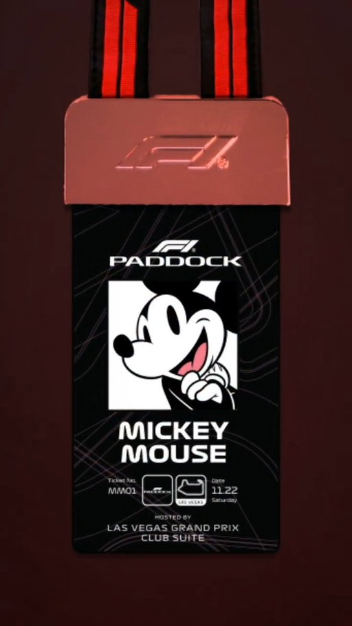 Off to the races! 🏎️💨🏁 #MickeyandFriendsxF1 #LasVegasGP #F1 