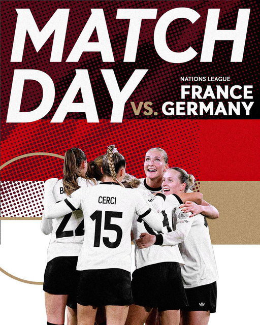 MATCHDAY!! A spot in the Nations League final is on the line today 👊

📸 Imago

#DFB #GermanFootball #GermanWNT 