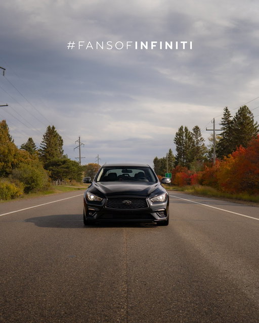 Chasing curves. Catching leaves. Commanding attention.
 #FansOfINFINITI 