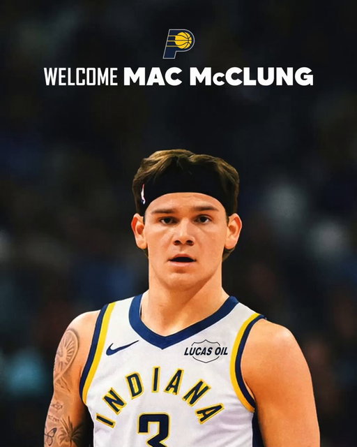 welcome to the Blue &amp; Gold, Mac 🔥

Mac McClung will wear No. 3. 