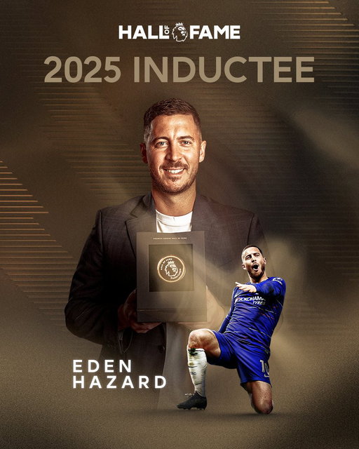 Eden Hazard, this is where you belong.

Welcome to the Premier League Hall of Fame. ✨ 