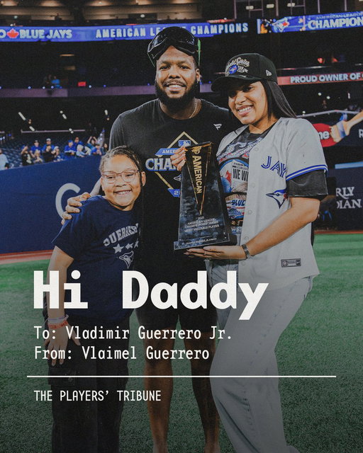 “You’re gonna be the best one there. You’re gonna win!”

@27vladdyjr’s daughter, Vlaimel, leaves her dad an adoring voicemail that tugs on the heartstrings. 