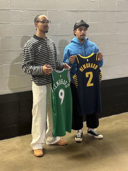 Postgame jersey swap: 