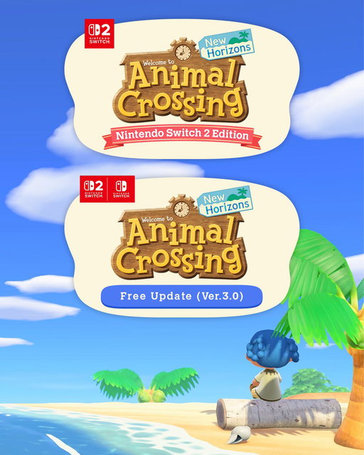 Ahoy, islanders! #AnimalCrossingNewHorizons – #NintendoSwitch2 Edition and a free content update for all players both sail ashore Jan. 15, 2026. 
 
Watch the trailer for all the details: https://t.co/FD3aV005ZO 