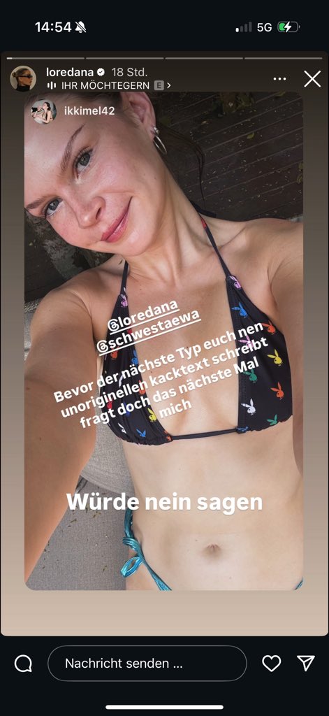 Ich freue mich auf die nächsten Tage 