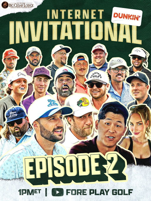 1 PM Eastern. Episode 2 of The Internet Invitational. 

On @ForePlayPod channel - https://t.co/y4WGjrR1py 