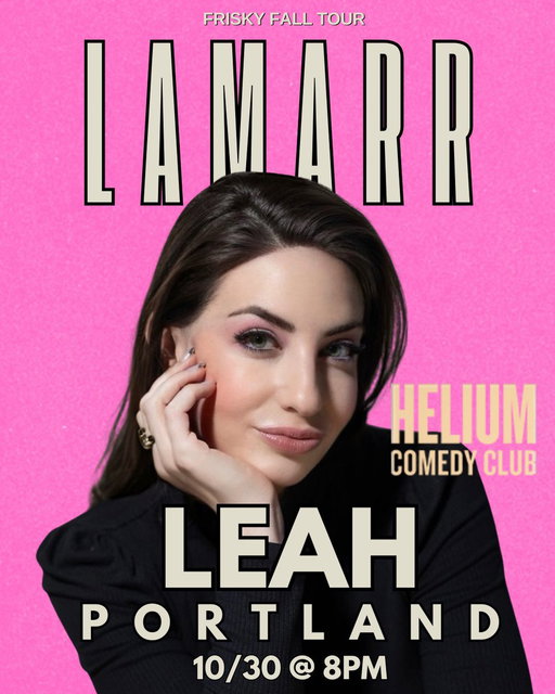 PORTLAND! Tonight! COME SEE ME! I forgot a coat - do I need one? Will I become an ice statue? Would that be cute though? 😂@heliumcomedypdx 

💁🏻‍♀️ TONIGHT - 1 NIGHT ONLY
🤣 LEAH LAMARR
📆 OCT 30
📍 HELIUM
🎟️ https://t.co/XAaPpBo2dr

#halloween #standup #portland #pdx #crowdwork 