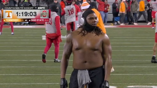 Was randomly thinking about when Tennessee warmed up without shirts to prove it wasn’t cold 😂🤣

 