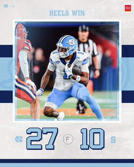 🗣 HEELS WIN

#GoHeels x @WellsFargo 