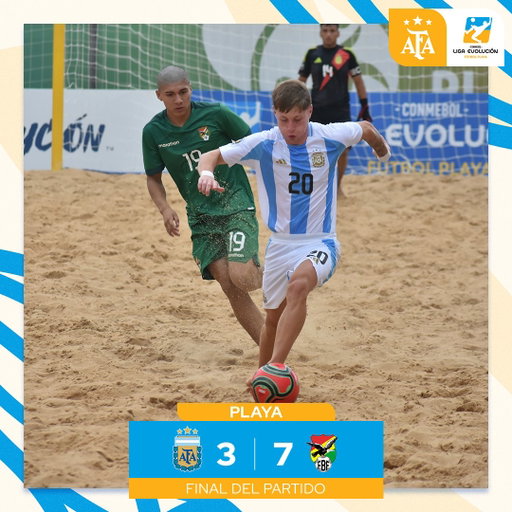 🏆 #LigaEvoluciónFP

🗓 Fecha 4
⚽ #Sub20 👉 #Argentina 🇦🇷 3 - #Bolivia 🇧🇴 7

⏱ Final del encuentro 