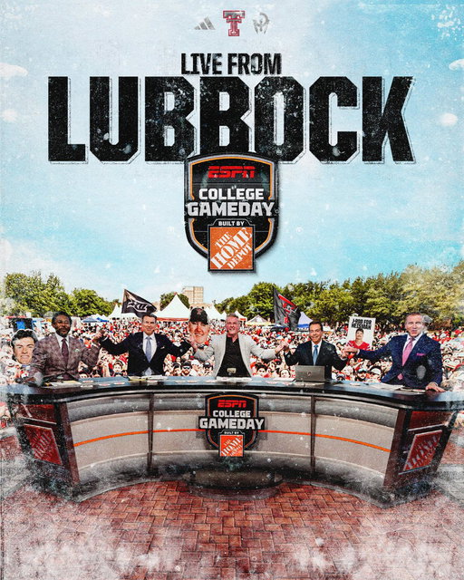 It's official‼️

On the 17-year anniversary of its first trip to Lubbock, @CollegeGameday announces it's coming back! 