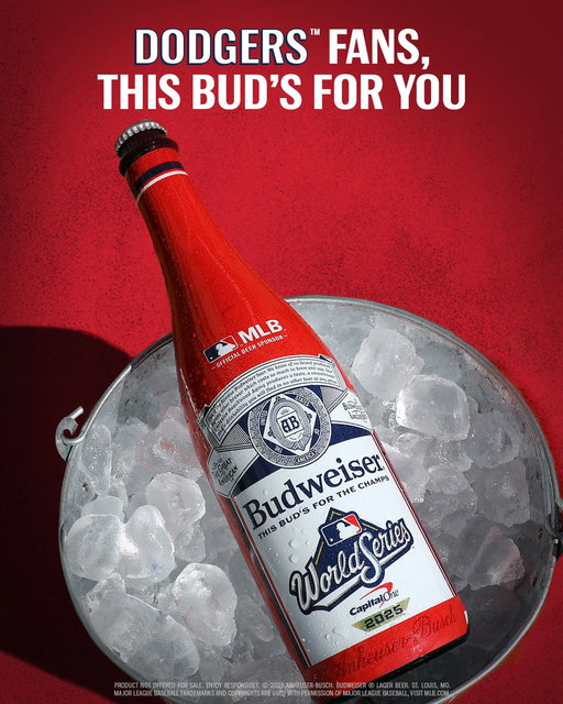 Back-to-back champs. We'll cheers to that. 

Congrats, @Dodgers 🍻 