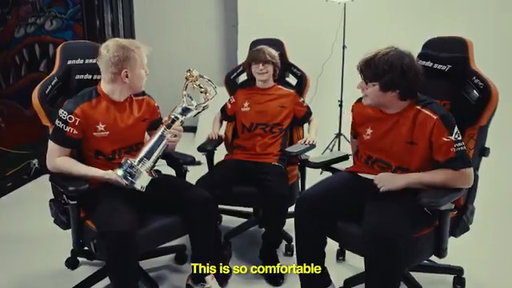 A seat for champions 🏆

Enjoy your new @andaseatchair chairs boys @At0micRL @DanielRL__ @Satthew @BeastModeLK 