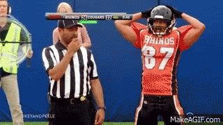 In "Dowdle We Trust"

Rico Dowlde with his 2nd Touchdown of the day.
Then gets a penalty on a reenacted Key and Peel celebration skit.

Which leads to 48 yard FG miss... #KeepPounding #NFL 