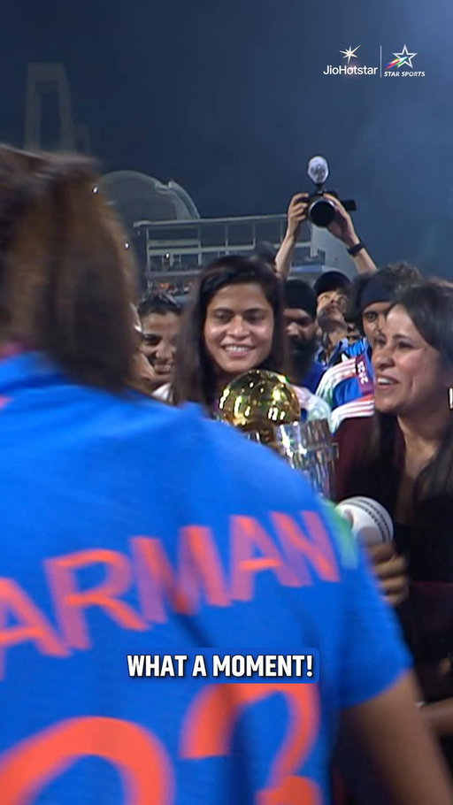 A moment for the history books. 💙

#MithaliRaj celebrates with the World Champions Team India! 🏆 