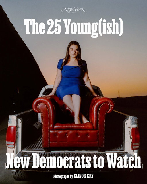 Who, beyond the well-known and much-profiled Alexandria Ocasio-Cortez, Zohran Mamdani, and Jon Ossoff, are the young people most likely to rebuild the Democratic Party?

The bright lights of the next generation don’t fit into easy classifications. They include a seminarian, a waitress, an oysterman, and a semiconductor heiress. There are Bernie-endorsed socialists and iconoclastic centrists. Some are eyeing a national stage, others are staying adamantly local. Some already have a decade of experience; others are fresh upstarts proving themselves.

We spent months talking with professionals who recruit and support young candidates to identify the party’s next generation, and we called dozens of political operatives, consultants, and strategists—and granted them all anonymity so they could dish about the nominees candidly. The nominators didn’t all agree, and, of course, had their own perspectives and agendas, but through those conversations, we found the 25 most promising rising Democratic leaders who have yet to become household names.

Armed with our list of politicians under 40, photographer Elinor Kry hit the road in a minivan to meet and photograph a dozen or so of the next generation of Democrats. Kry shot her portfolio over a month, hauling a tufted armchair onto boats, truck beds, football fields, construction sites, and suburban cul-de-sacs to capture these officials and candidates on their home turf. Not all of these hopefuls will win their elections this month or next year, but all are worth watching.

Although they don’t run the country yet, the visions of these young politicians speak to the problems the party is grappling with: how to deliver on working-class issues, expand the party’s tent while holding onto its values, and stand up to the current administration: https://nymag.com/intelligencer/article/new-generation-young-democrats-democratic-party-future-candidates-2028.html?utm_campaign=nym&amp