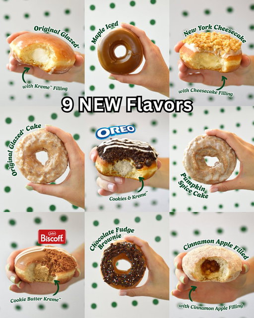 the new menu drop you didn't know you needed... you're welcome 🍩😏 
