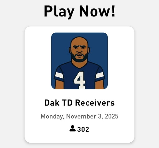 Can you name the guys who have caught a touchdown pass from @dak Prescott? 🏈 
