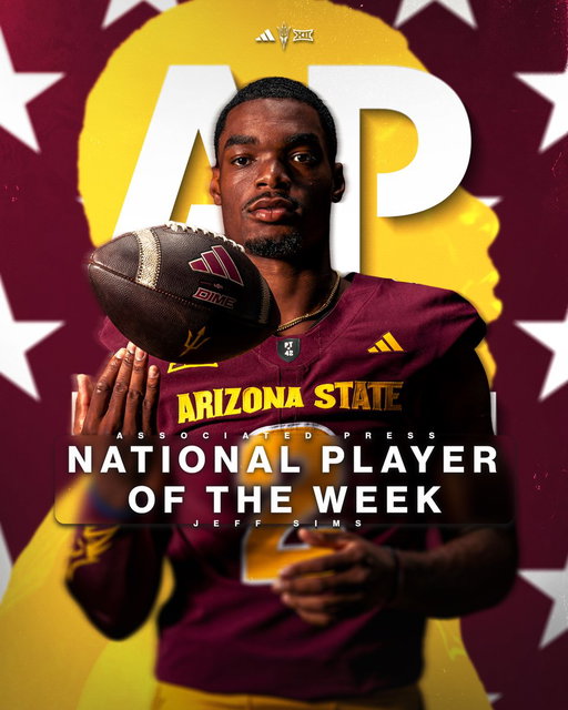 National Honors ‼️

Jeff Sims named @AP National Player of the Week! 

🔗: https://t.co/AELp7ge7n2 