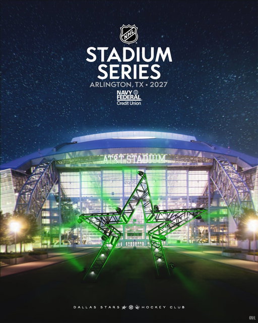 Get ready for a Texas Hockey turf takeover 🏒🏈

The NHL Stadium Series is coming to AT&amp;T Stadium in 2027! 