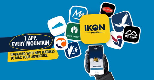 The Ikon Pass community comes together with the newly upgraded Ikon Pass mobile app that makes it easy to track, plan and enjoy your time across 70+ global destinations.

This season, when skiers and riders open their Ikon Pass app, they will experience their destination like a local. A new customized home page will automatically open to the destination an Ikon Pass holder is visiting, with personalized messages, stats, weather, and webcams. A new interactive map experience makes exploration easy. And with a new seamless way to pay, getting what you need on the mountain has never been so smooth.

Read more: https://t.co/TcXXA70EcG