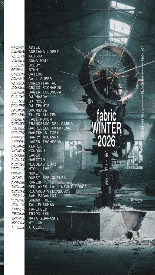 The first names for our Winter 2026 lineup are here ❄️

Tickets available via RA 